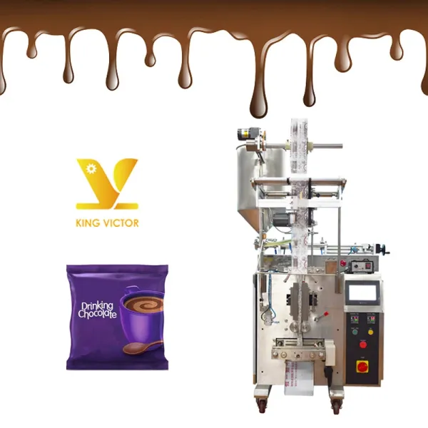 KV-100FD Multi-Function Back Seal High Productivity Automatic Chocolate Sachet Packing Machine Factory