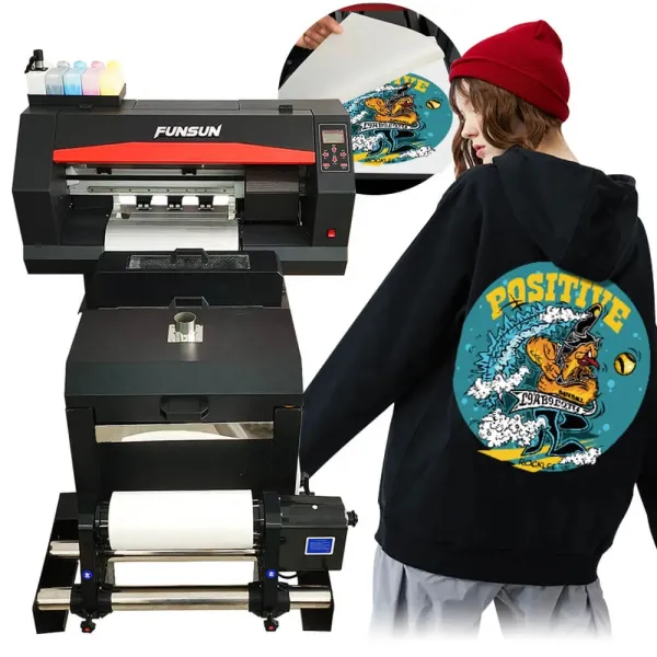 Funsun 30cm DTF Printer Direct to Film Printer for T-shirt Garment Cloth Canvas