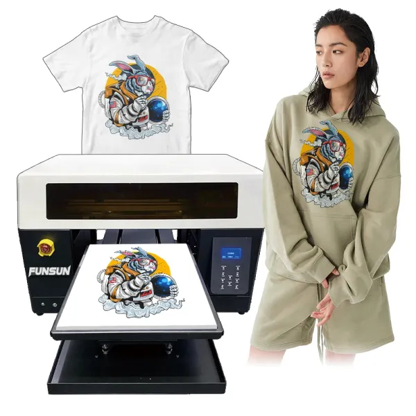 Funsun Advanced DTG Printer 2021 Hot Selling Direct to Garment Printer T shirt Hoodie Sweater Printing Machine