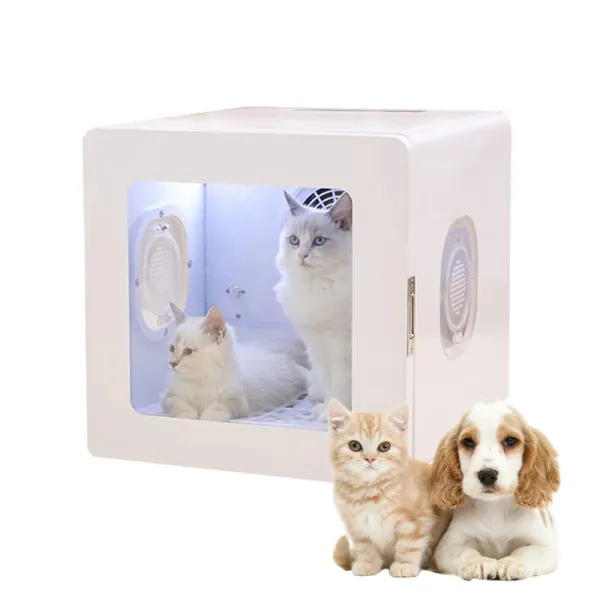 2024 New Arrival automatic dog hair grooming pet dry room box