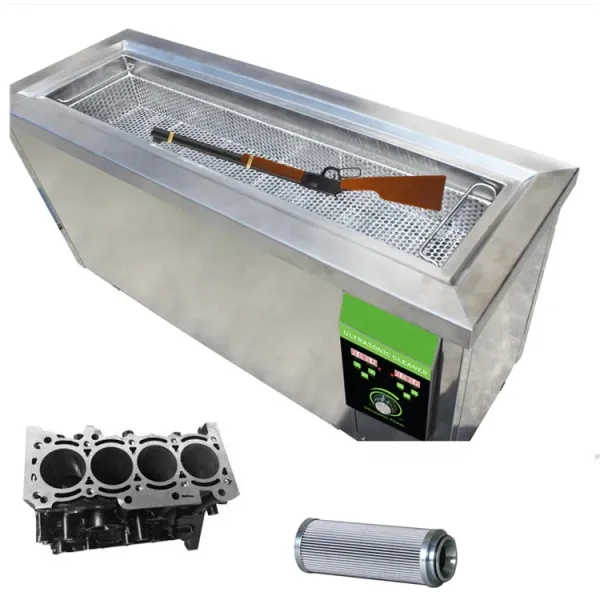 ultrasonic cleaner system for gun saw blade parts