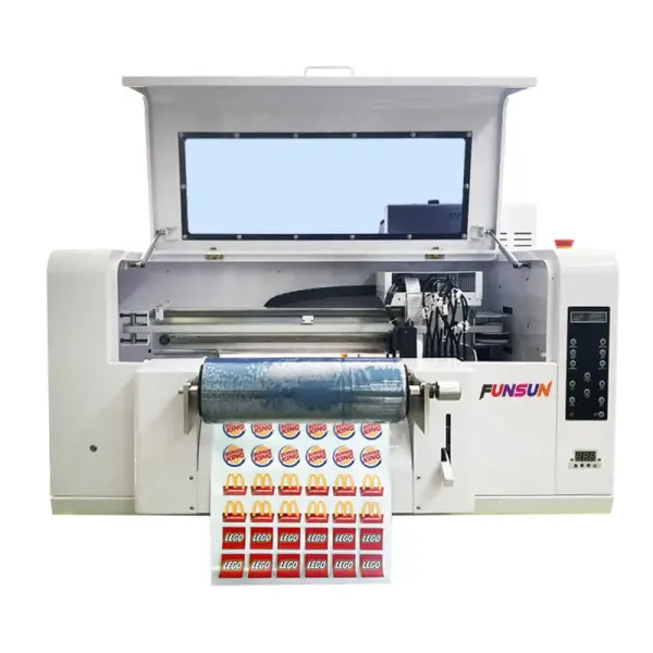 Factory Direct Sale Funsun 30cm Roll-to-Roll UV DTF Printer: