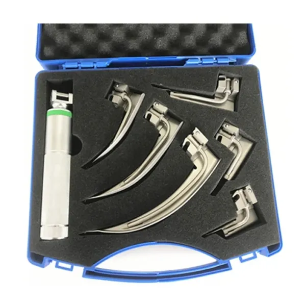 Quality Fiber Optic Laryngoscope With Reusable Blades
