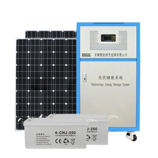 JNGE 5kw Solar Panel Battery Systems Home Off Grid 5000w Solar System Mobile Prefab House