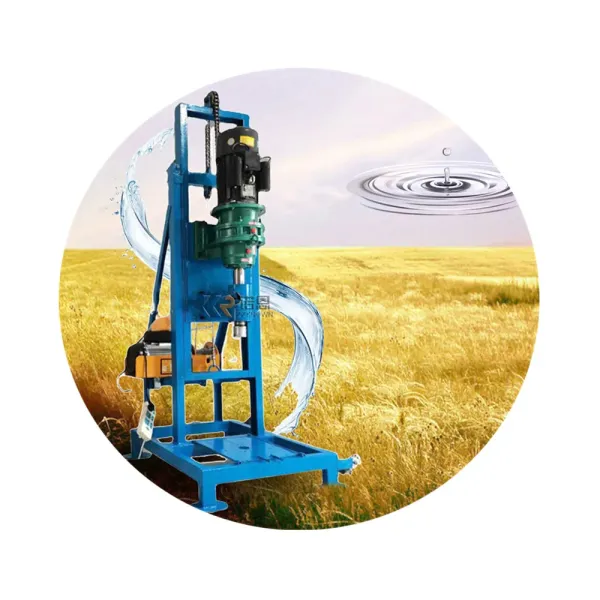 2024 Electrical Water Well Rotary Drilling Rig Diamond Core Drill Machine Mining Hard Rock Drill machines