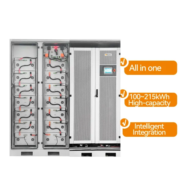 ESS 100kW 200kW Lithium-Ion Battery Storage System for Solar Panel Components