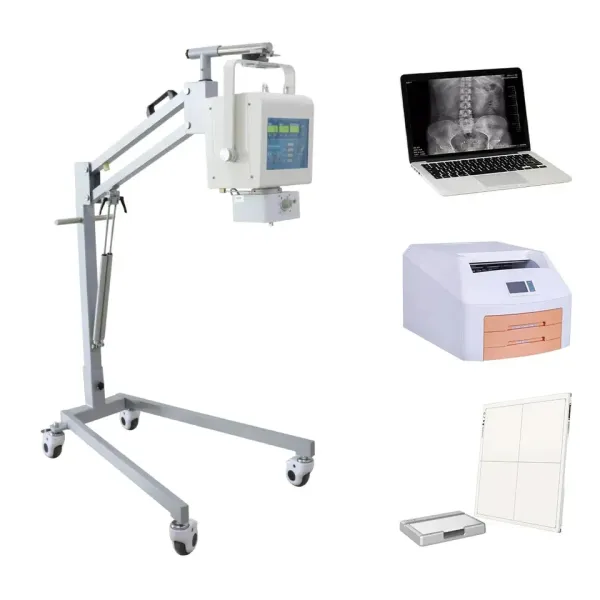 5KW Digital Portable Medical Xray Radiology Machine Mobile Digital X-ray Equipment Portable X Ray Machine