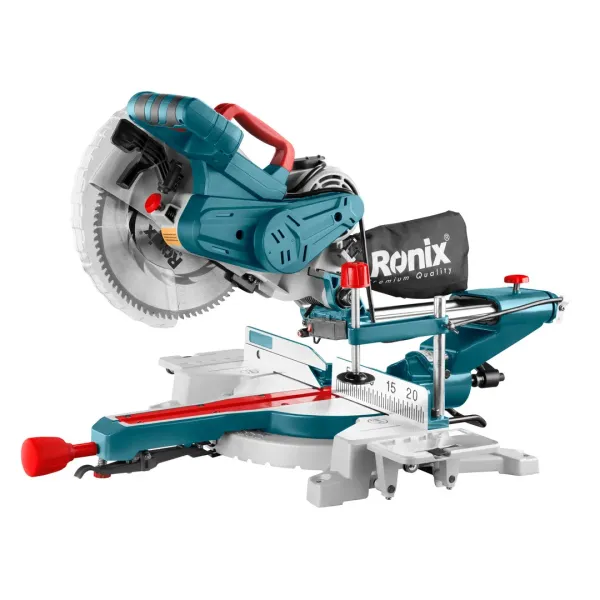 Ronix high power 5302 Electrician Tools 2000W 255mm Brushless Compound Sliding Miter Saw Machine