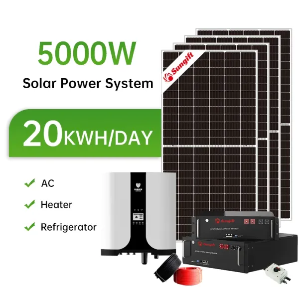 Home Solar Kits 5KW 8KW 10KW Solar Panel System 10Kw Off Grid Solar System Home Use