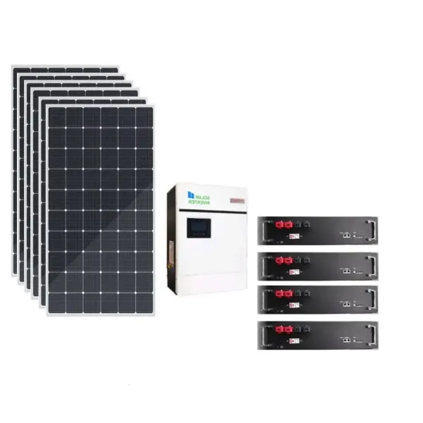 Jntech 3kW, 5kW, 10kW, 20kW Off-Grid Solar System with Battery Backup: Solar Panel System 5kW Solar Energy System for Home Project