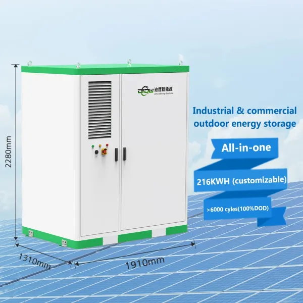 216kWh Grid-Connected External Energy Storage Cabinet for Public Electricity, Suitable for Industrial or Commercial Factory Users