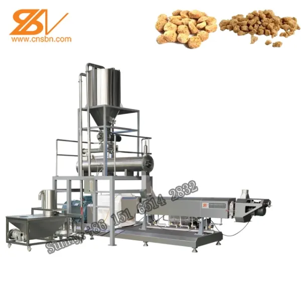 Dry Textured Soya Protein Processing Line for Soya Nuggets and Chunks