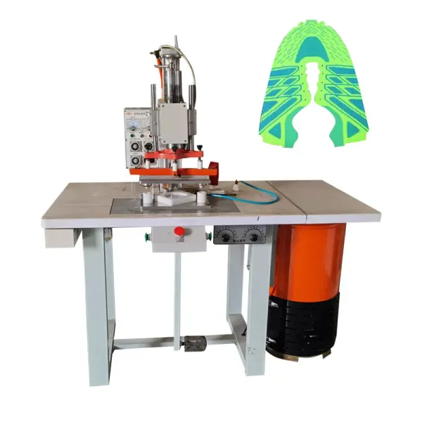 8 kw High Embossing Stamping Welding Machine for Leather Shoes Upper Embossing / Mat Embossing