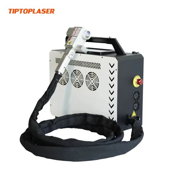100W Portable Backpack Pulse Laser Surface Cleaning Machine for Industrial Rust Removal on Wood