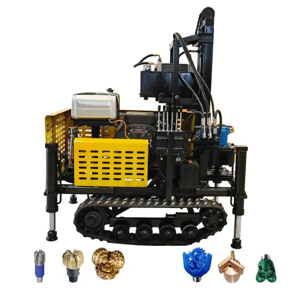 2023 Diesel Type Water Well Drilling Machine 22 Horsepower Borehole Drill Rig of Wells Deep for Domestic and Farm Use