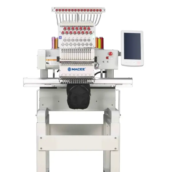 INDUSTRIAL SINGLE HEAD 12 OR 15 NEEDLE COMPUTER SEWING EMBROIDERY MACHINE