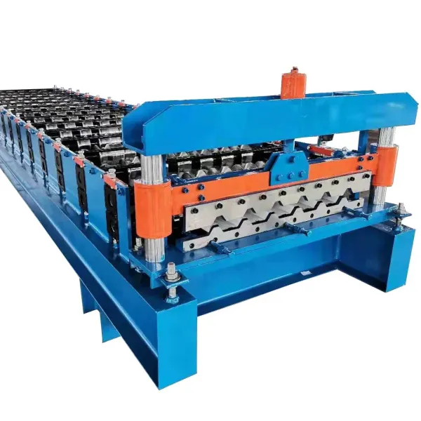 Single-Layer Iron Trapezoid Roof Tile Making Machine: Streamlining Colored Steel Roll Forming