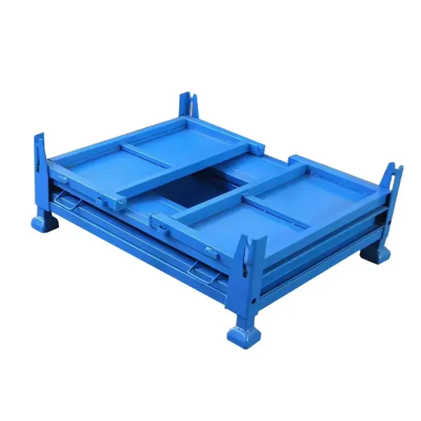 Steel Pallet Box Foldable Metal Containers for Industry Cargo & Storage Equipment Custom Size