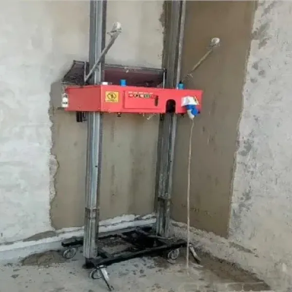 Automatic Concrete Rendering Machine: Wall Plastering 1000 m2/8h, 220V