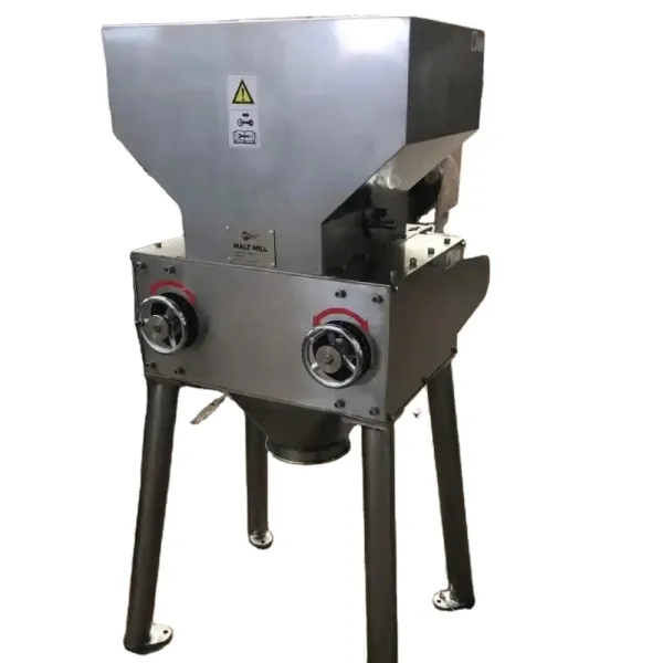 10-1000kg/h Stainless Steel Malt Grain Mill For Beer Brewing With Lower Noise