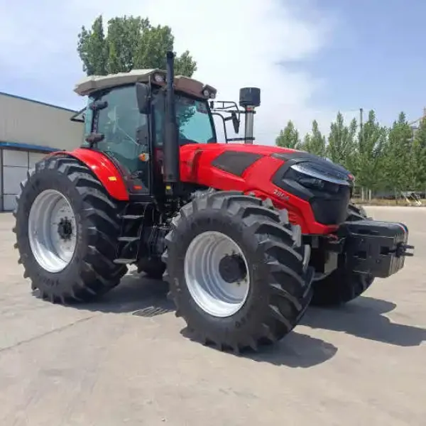 Compact Farm Tractor with Loader and Backhoe