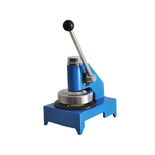 lab circle sample cutter tester machine for paper grammage and slice