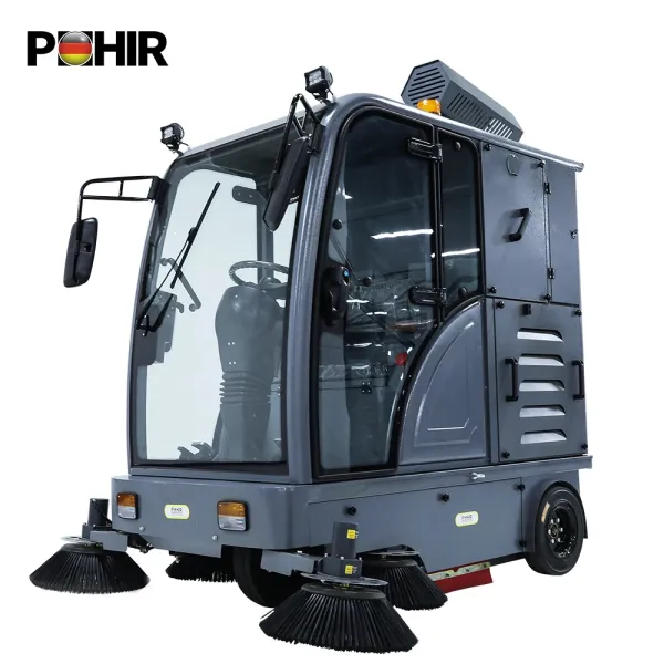 Automatic Industrial Ride-on Floor Sweeper Cleaning Machine for Park Roads