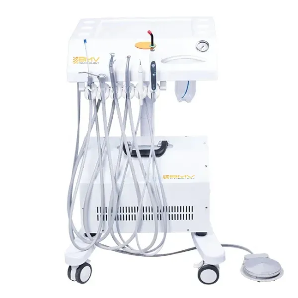 Cart Design Veterinary Dental Equipment Unit And Station With Scaler And Compressor