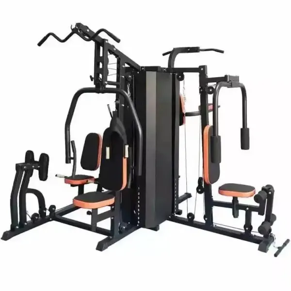 Fitness Station Pull Up Exercise Pin Load Multi-station Equipment: