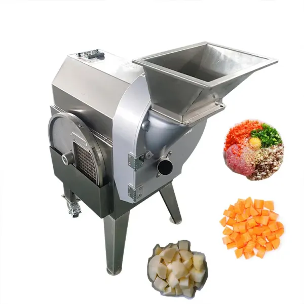 Industrial Automatic Vegetable Fruit Cube Cutting Slicer Machine