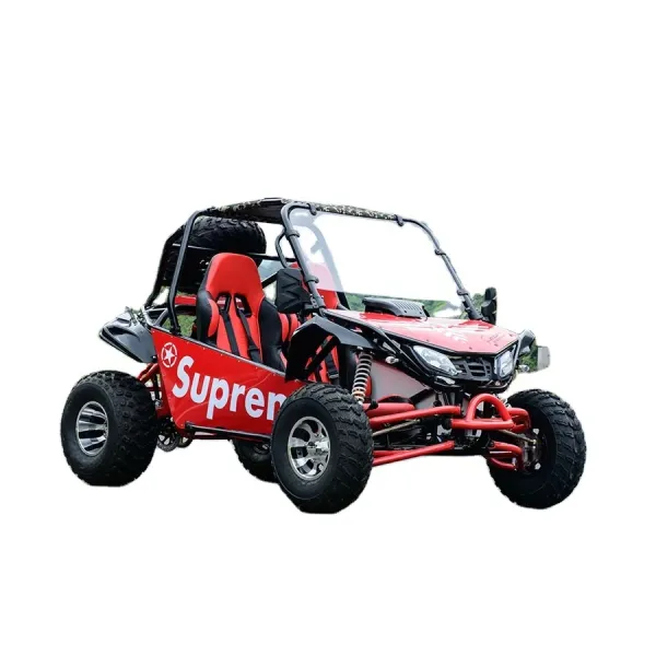 Gasoline 200cc 4 Stroke Beach Golf Go Kart, Off Road Racing Dune Buggy For Adults