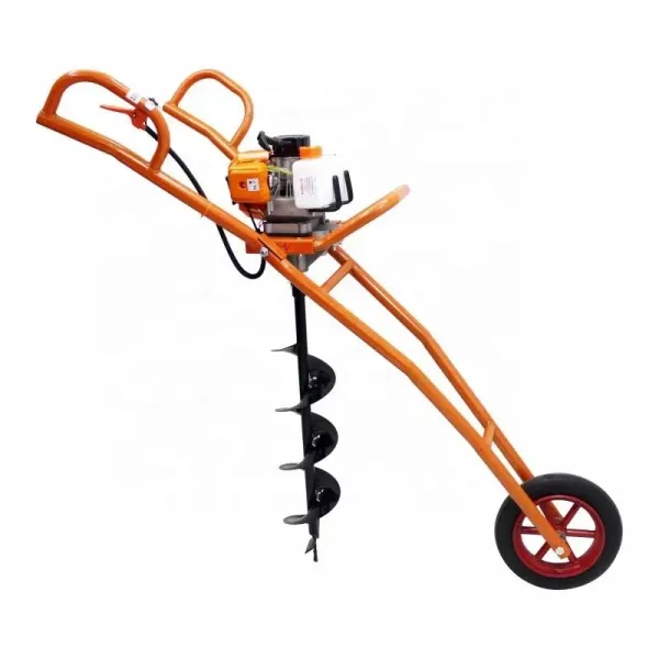 High quality CE 72cc ground deep post hole digger auger drill 300mm earth auger