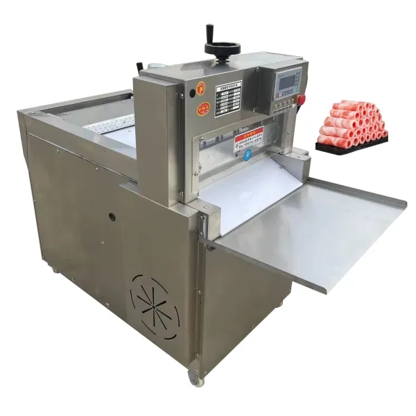 Wholesale Industrial Electric Frozen Meat Slicer Cutting Machine with Adjustable Thickness (0.2-5mm)