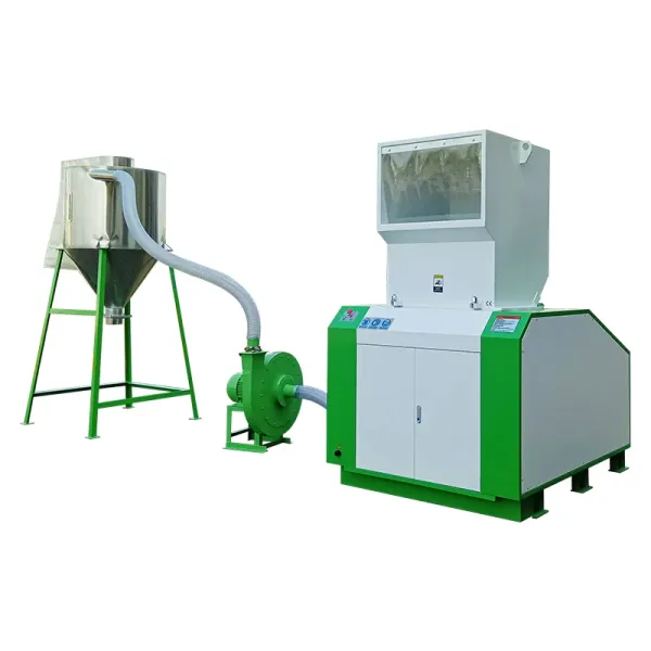 Soundproof silent Plastic Crusher Machine With Recycling System