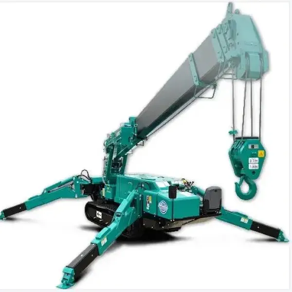 Smart crane lifting equipment telescopic boom small diesel engine