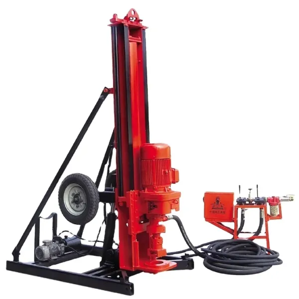 Crawler Mounted 100m Rotary Water Small Drilling Rigs Portable Machine