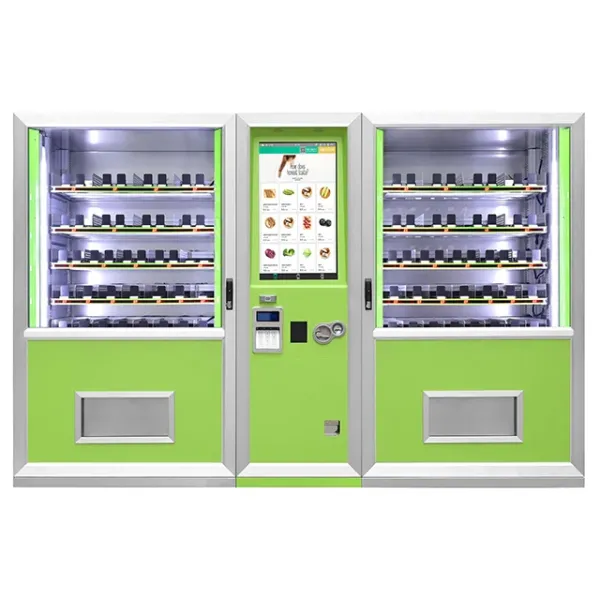 Smart custom t-shirts clothing vending machine with touch screen
