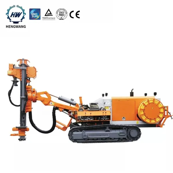 Crawler Mine Separated DTH Rock Blasting Surface Top Hammer Tunnel Drill Rig: