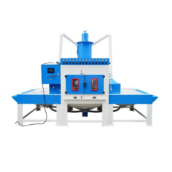 Automatic Inline Conveyor Sandblasting Machine: