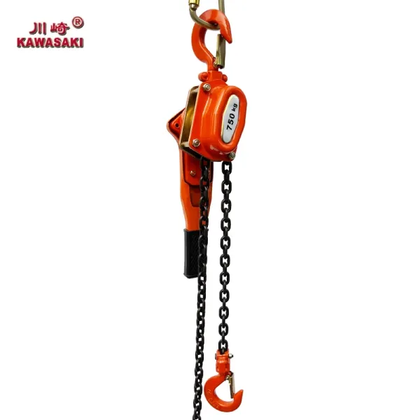 APOLLO lever hoist 1.5ton manual hoist kawasaki lever block lifting hoist VA 0.75T-12T support customization