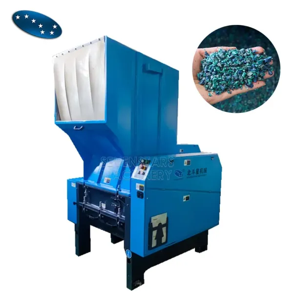 Waste Plastic PP PE Film Recycling Crusher Machine