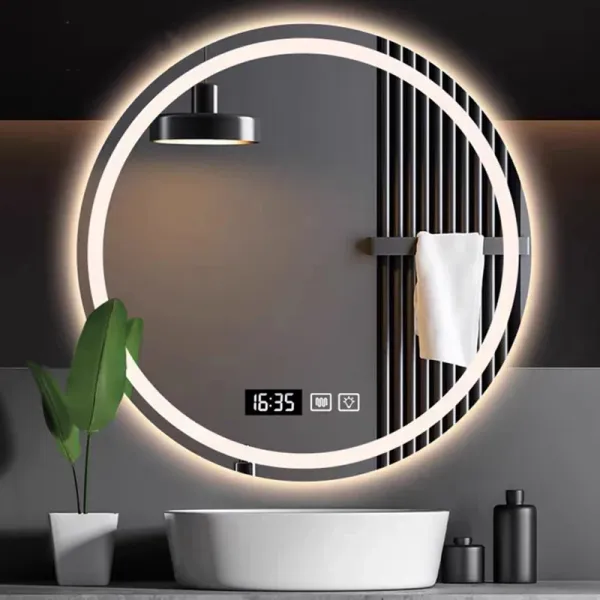Led Mirror Modern Touch Switch Screen Smart Bathroom Mirror With Led Light