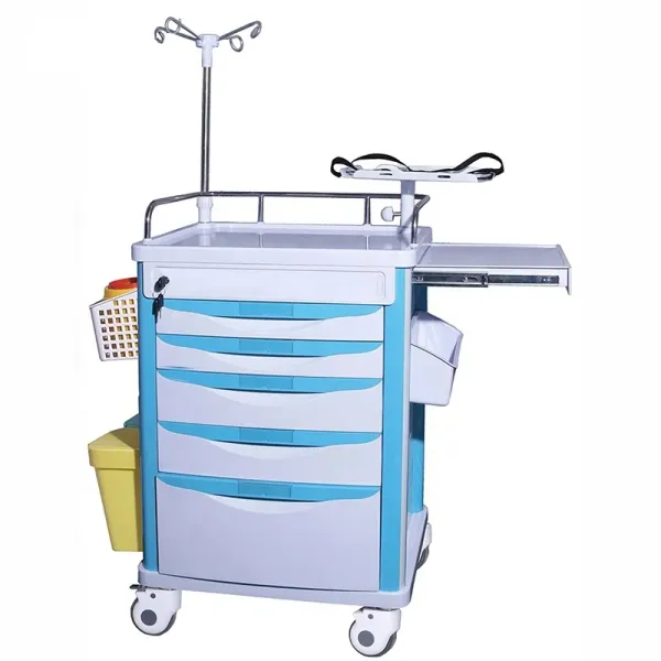 Hospital Trolley ABS Plastic Anesthesia
