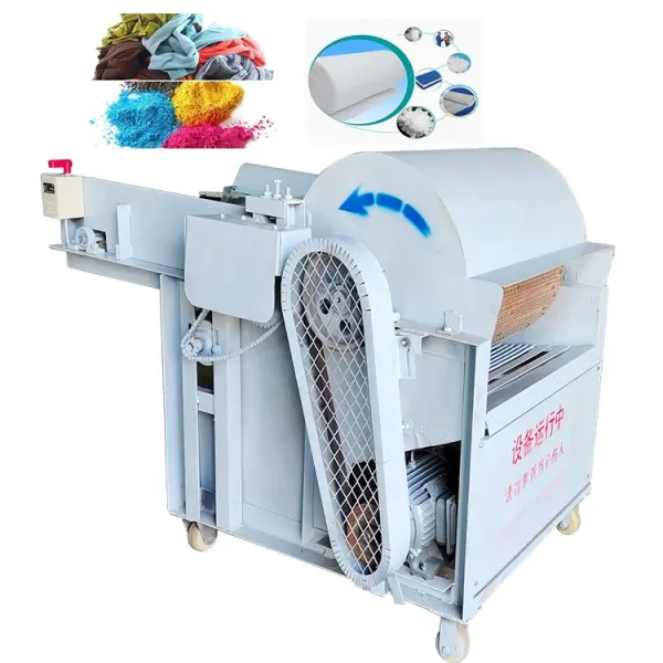 Waste Clothes Recycling Shredder: Cloth Leather Clothes Textile Fabric Shredder Pearl Cotton Machine Used Clothes Shredder