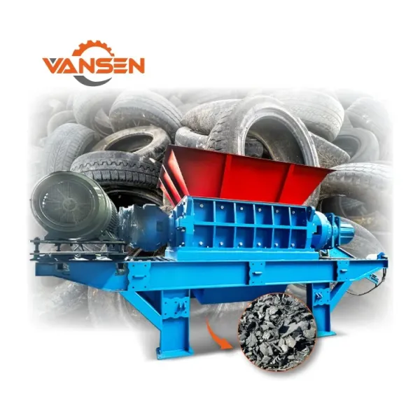 Industrial Used Tyre Crusher Recycling Machine