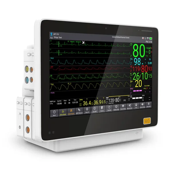 15 Inch Touch Screen Hospital Clinic Vital Signs Monitor