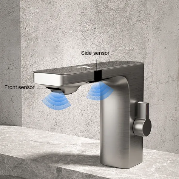 Brass Hands-free Touchless Wash Basin Sink Smart Faucet Sensor Water Mixer Digital Faucet