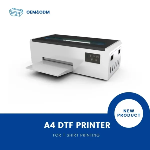 T-shirt Printing Machine With Digital Inkjet A4 Dtf Printer L805 Head