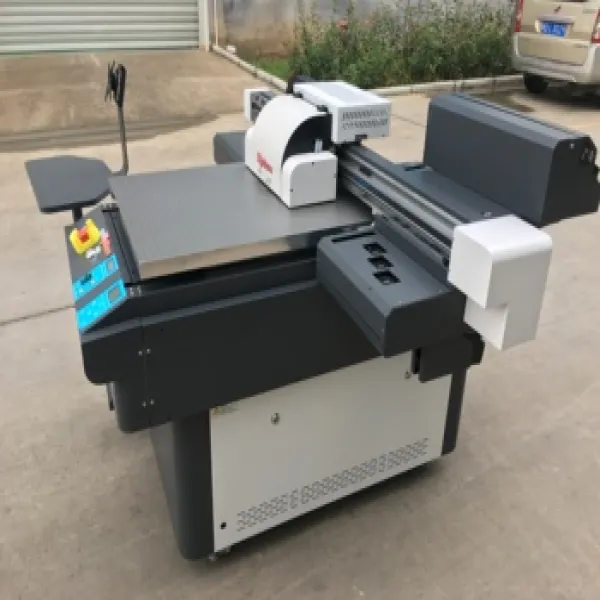 90cm x 60cm UV flatbed printer, with 3 heads XP600