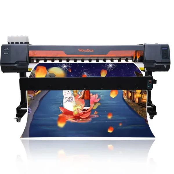 1.8m Inkjet Eco Solvent Roll To Roll Printer For Long Banner